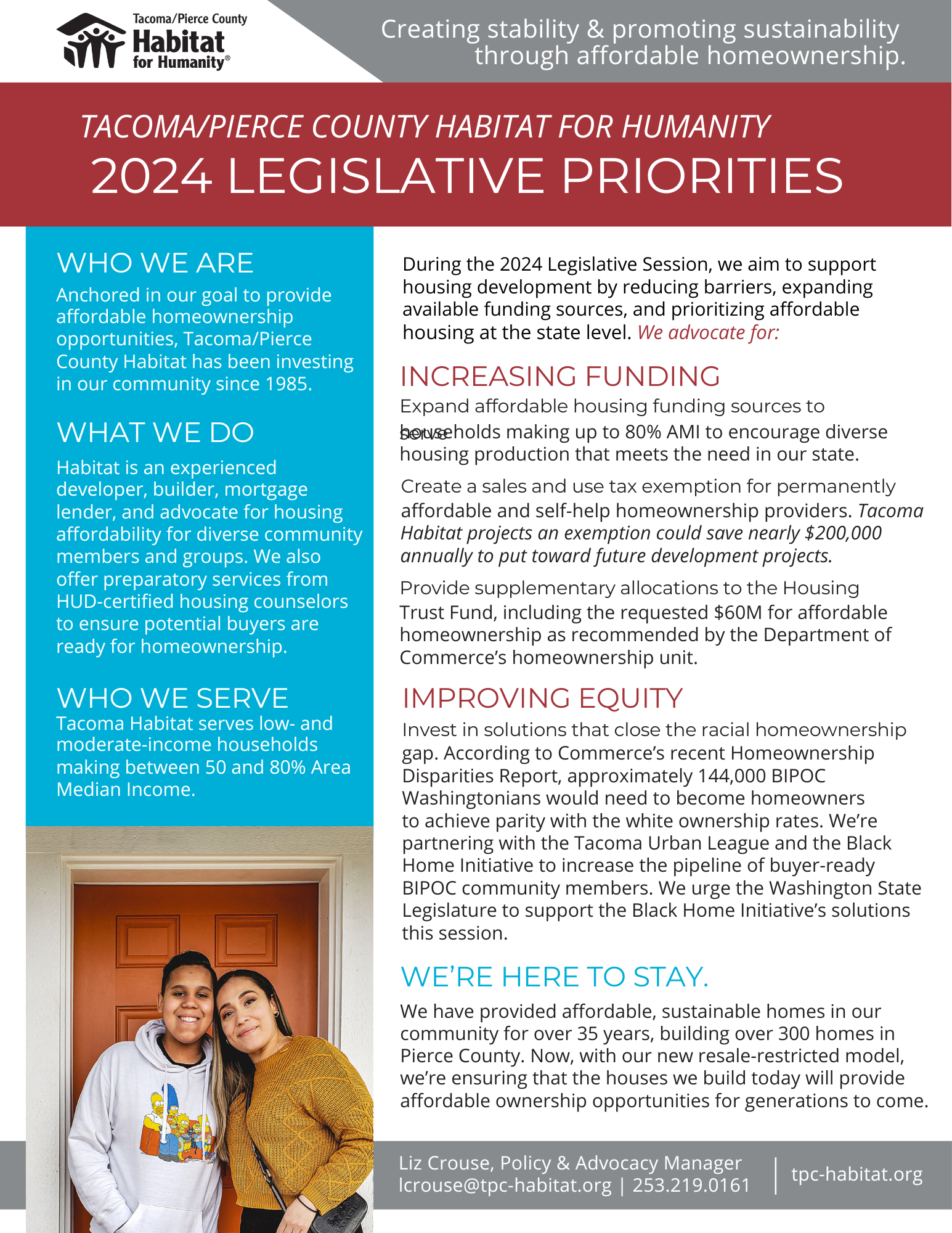 2024 Legislative Priorities County Habitat For Humanity